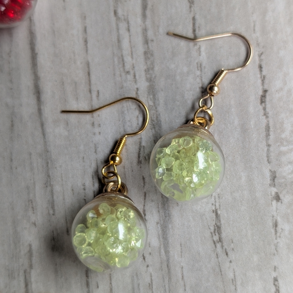 Fun Ball Shaped Dangle Earrings